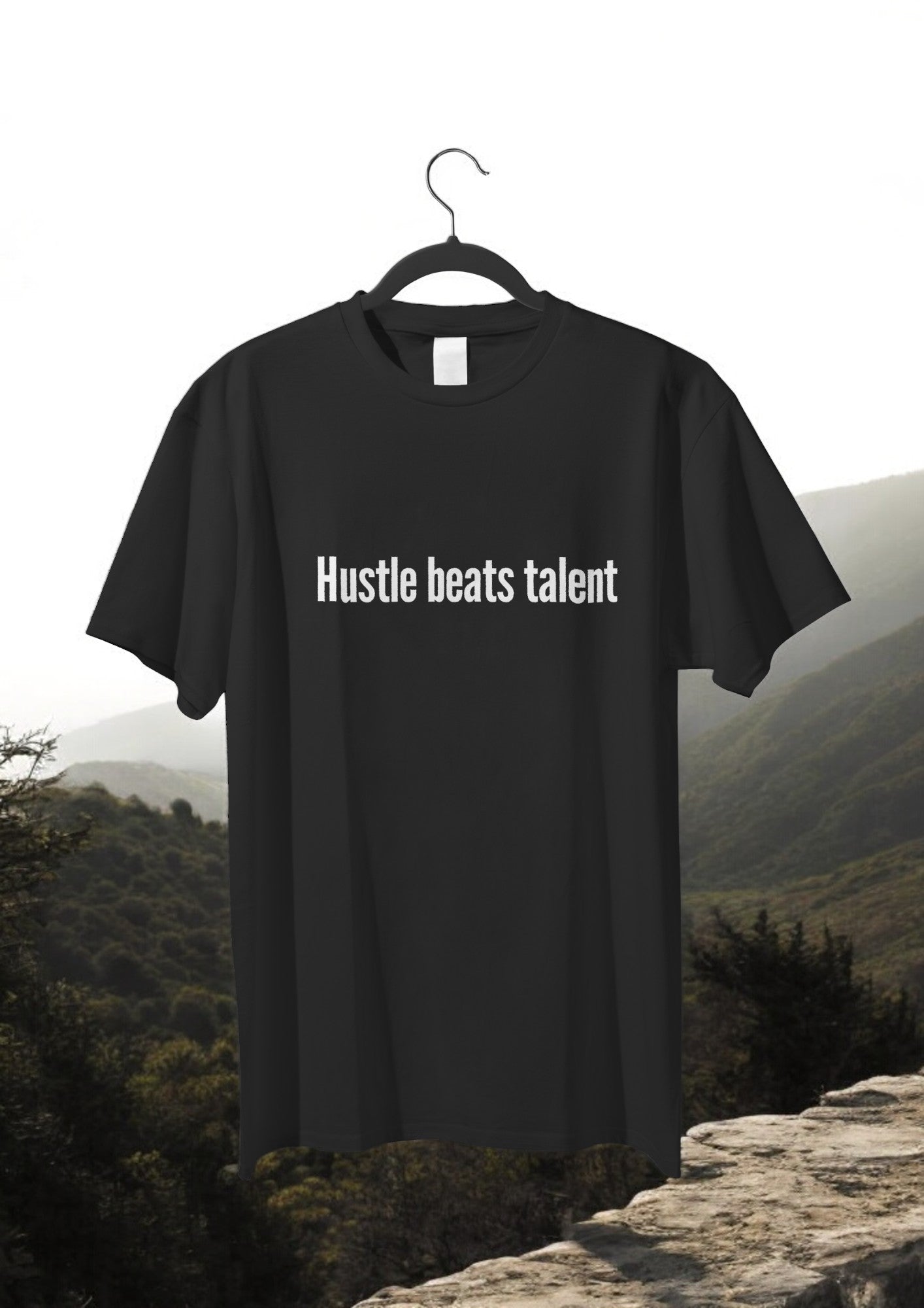 Oversize hustle beats talent